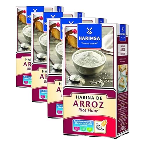 Harina de Arroz Harimsa 400 Gramos (Paquete de 4)