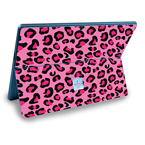 Image of MightySkins Skin Compatible with Microsoft Surface Pro 9 (2022) - Pink Leopard | Protective, Durable, and Unique Vinyl Decal wrap Cover | Easy to Apply & Change Styles | Made in The USA