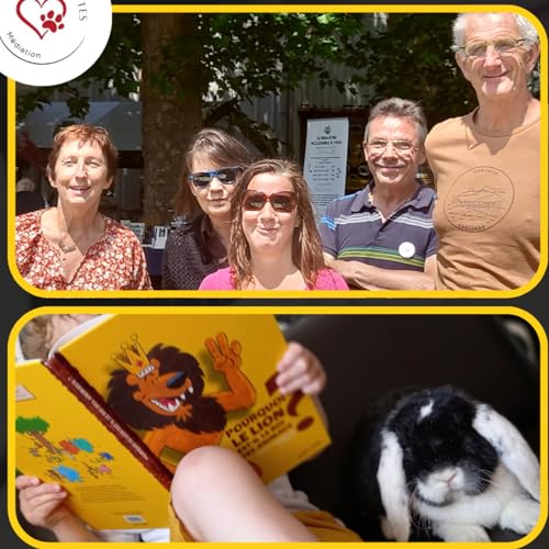 Avec l'association "Cœur à pattes", les animaux aident les enfants à retrouver calme et confiance cover art