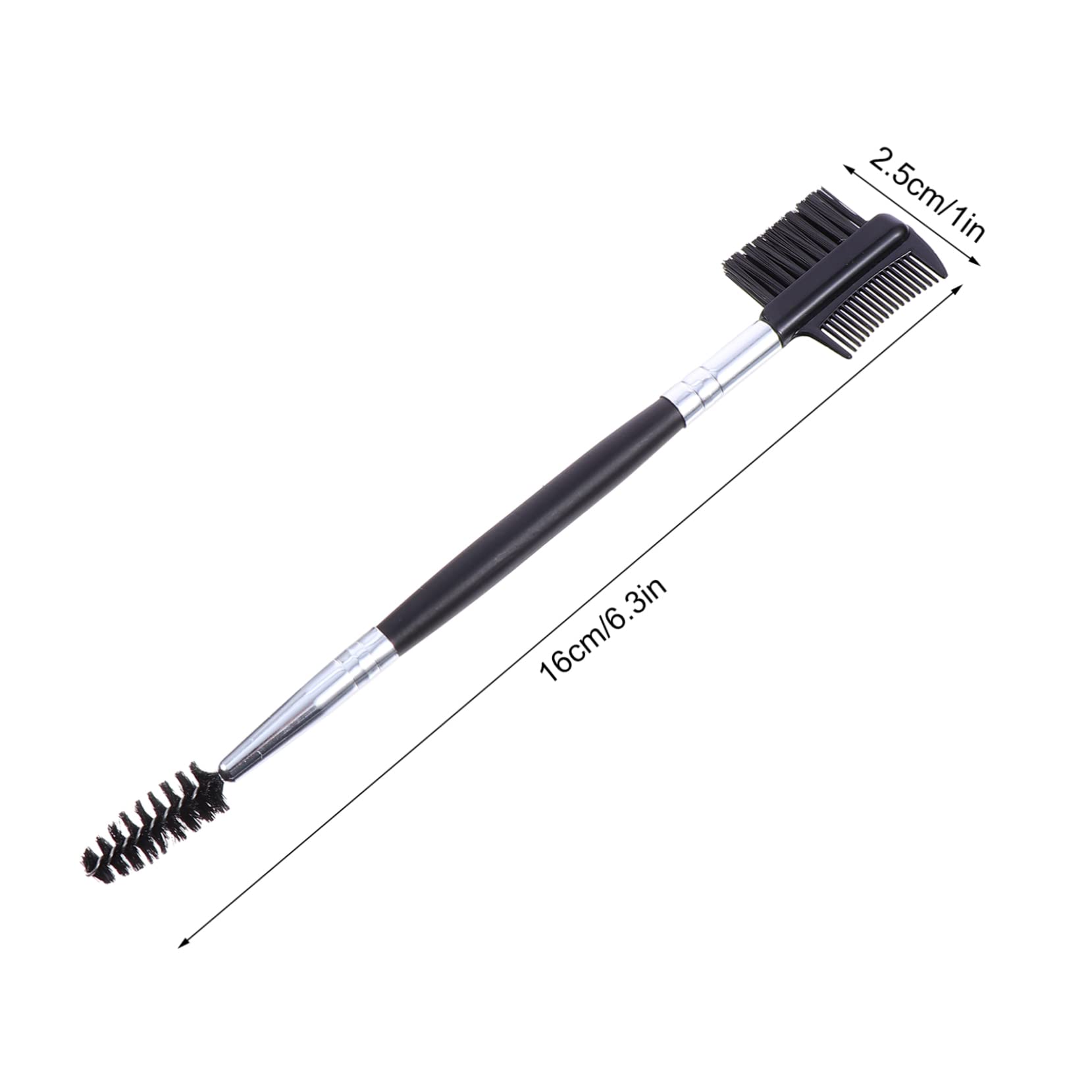 SOESFOUFU Eyebrow Brush Comb Set 6pcs Makeup Tools Double Head Eyelash Combs Stylish and Practical