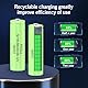 Batterien AA Wiederaufladbar Akku NIMH 1,2V 600mAh für Solarlampen,Spielzeug,4 Stück,PKCELL