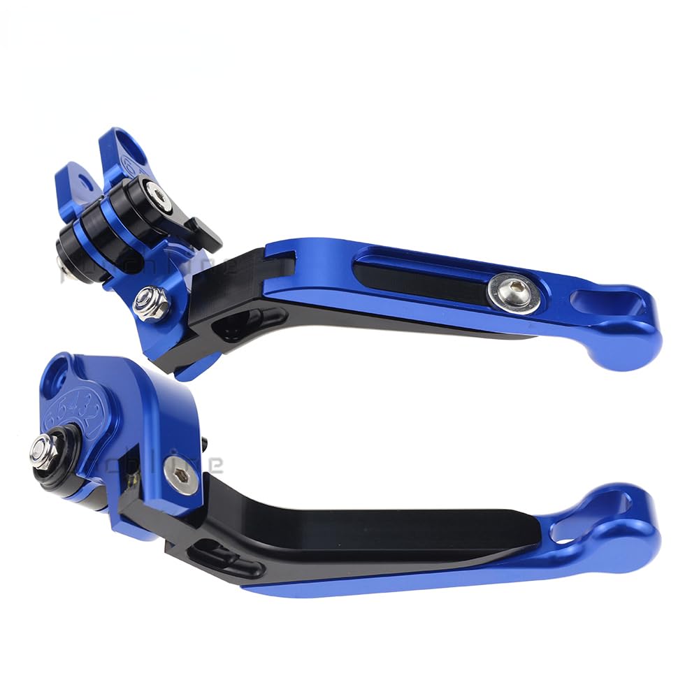 Per YZFR6 YZF-R6 YZF R6 1999 2000 2001 2002 2003 2004 Accessori Moto Estendere Regolabile Maniglia Pieghevole Leve Freno Frizione Leve (Colore: Nero + Blu)