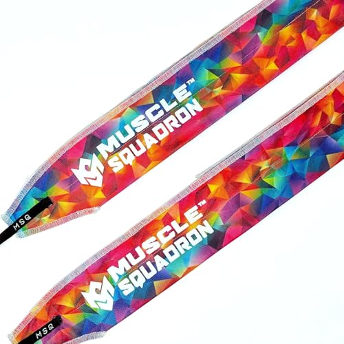 Image of Wrist Wraps for Calisthenics & Weightlifting - Heavy Duty Wrist Support & Stability (Chromatic Burst)