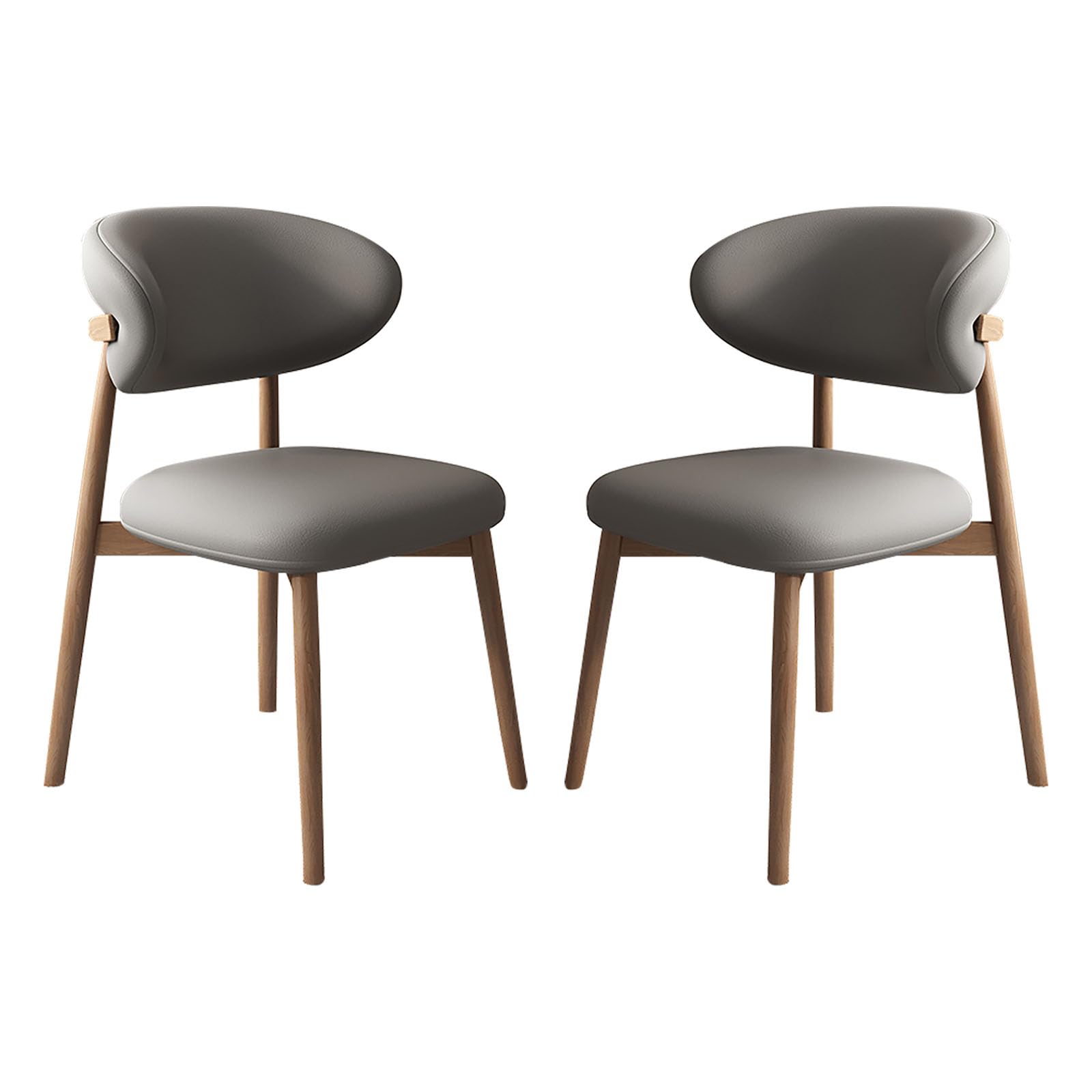 Wooden Dining Chairs Set of 2 of 4 of 6 Kitchen Chairs Comfortable Cushion, Ergonomic Design, No Need to Feel Tired After Sitting for A Long Time,