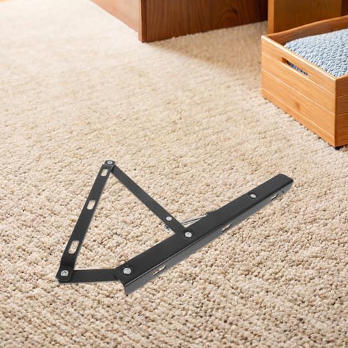 Support robuste en métal pour lit double avec mécanisme silencieux de levage