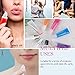 AMORIX 50PCS Lip Gloss Tubes Empty 10ml Pink Cap Lip Gloss Containers Lip Balm Tubes Cute Squeeze Tubes Lipgloss Making Supplies + 2 x 20ml Syringes Tag Labels for Lip Gloss Base