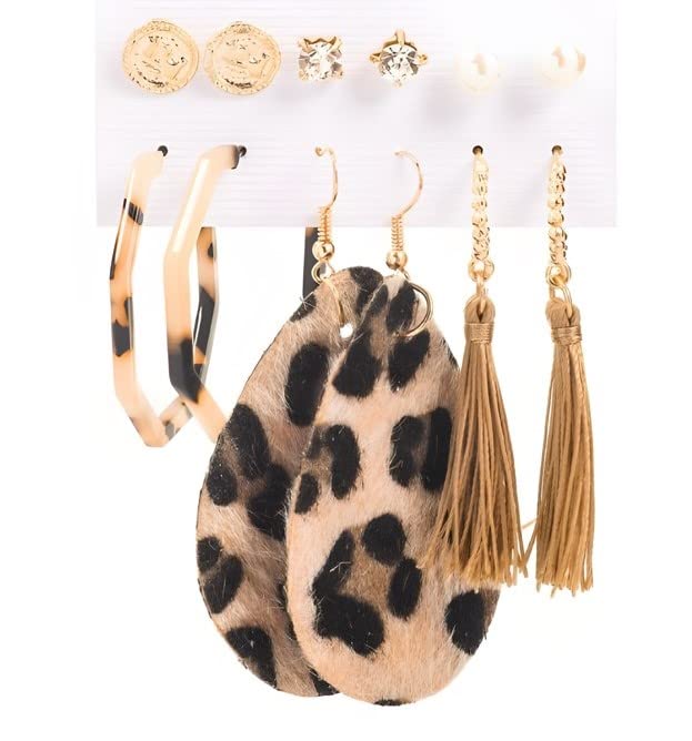 Image of ANNACREATIONS Stylish combo of pearl stud hoop earrings set for Women Girls