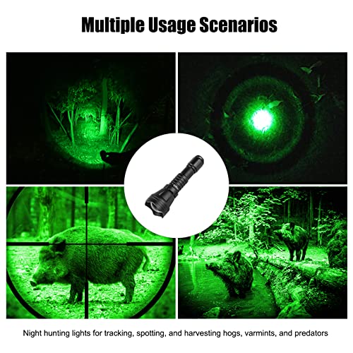 Image of KL52 Scope Mount Green Light Flashlight, for Night Hunting