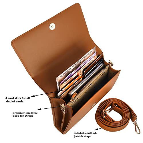 Image of ALSU Women's Sling Bag | Cross body bag| Side bag| Credit car slots| zipper pockets| detachable straps| adjustable straps| daily use| phone pockets