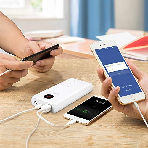 ROMOSS USB C Power Bank, 20000mAh PD Portable Charger 18W 3 Outputs and 3 Inputs External Battery Packs Compatible for iPhone 11/11 Pro, iPad Pro, Nintendo Switch, Samsung S8 and Other Smart Devices - Thumbnail 3