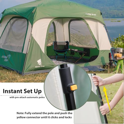 Carpa instantánea para 6 personas GEERTOP miniatura 3