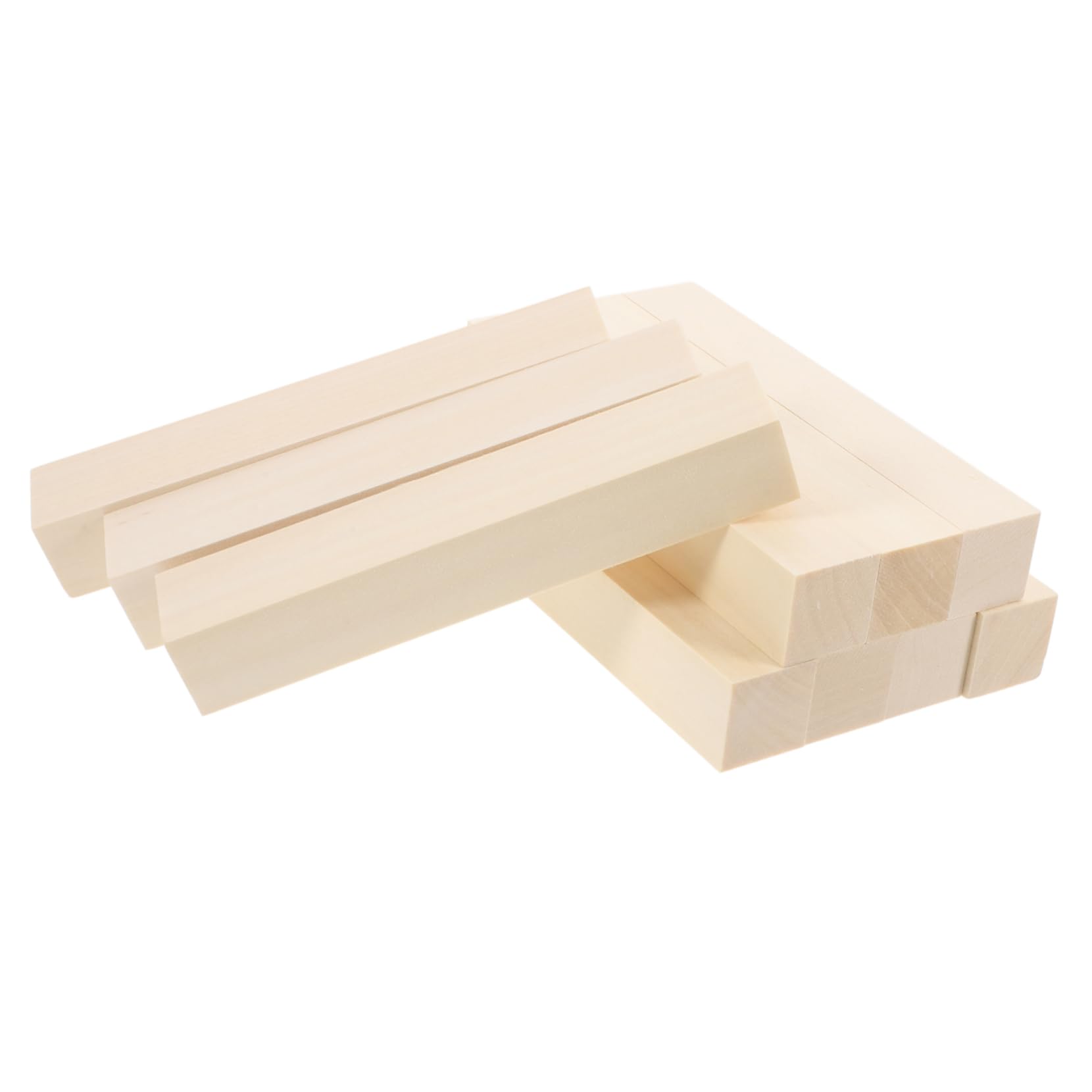 VILLCASE DIY Carving Blocks 10pcs Basswood Carving Blocks Set Wooden Sticks for Art and Crafts