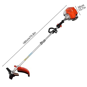 hi-yan⭐︎ gihusrzx 5 in 1 Weed Wacker Gas Powered, 52CC 2-Stroke Gas