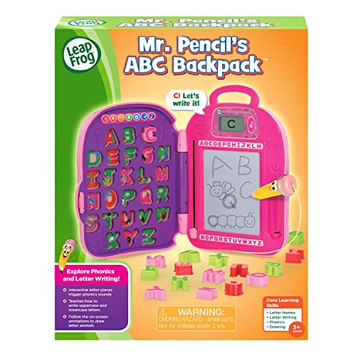 LeapFrog Mr. Pencil's ABC Backpack, Pink - Image 7