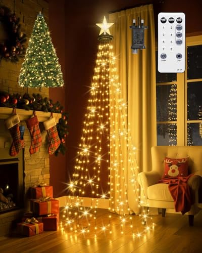 MOXTOYU 400 Warme LED Außen Weihnachtsbeleuchtung innen Lichterkette...