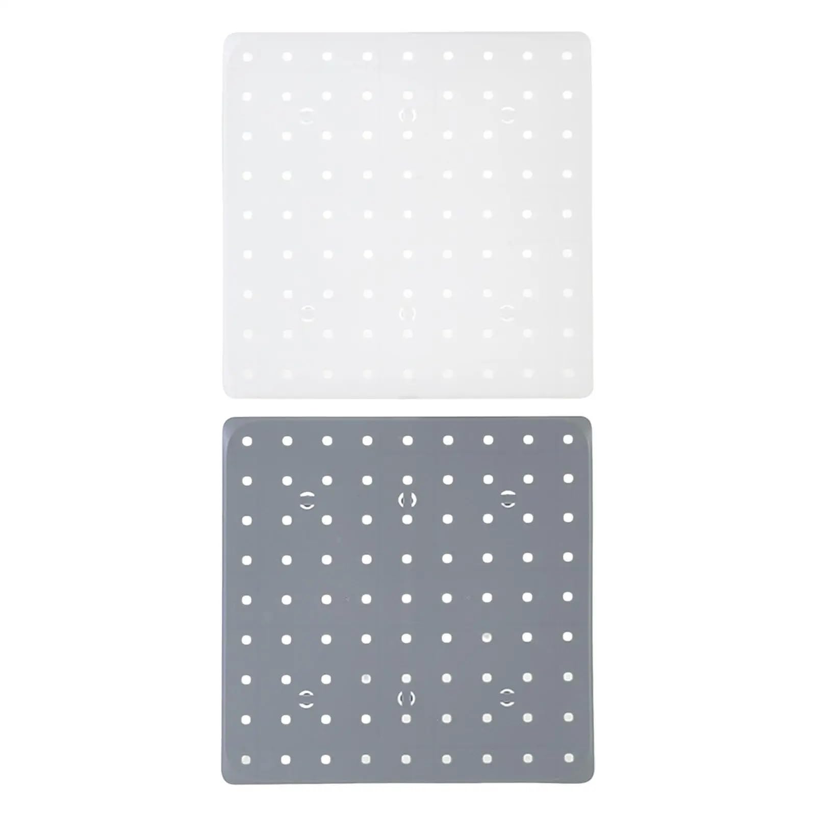 Stecktafeln Wand-Pegboard, Stecktafel, DIY, einfache Installation, Lochbrett, Pegboard, Wandpaneel for Garage, Werkstatt, Eingang, Badezimmer FüR Wand-Organizer(White)