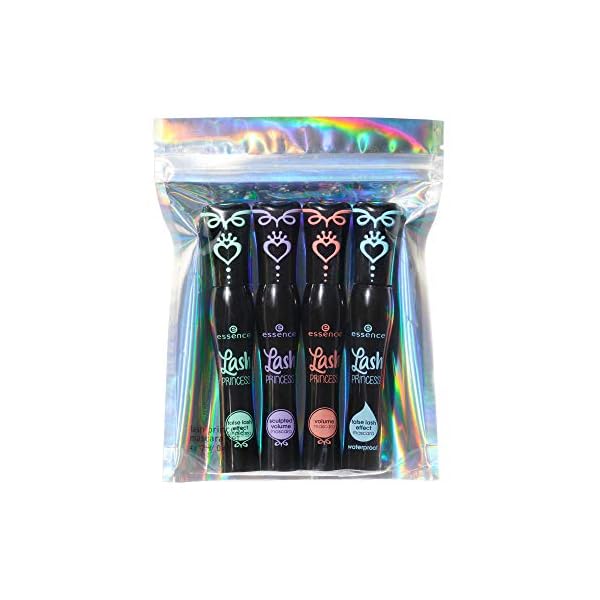essence | Lash Princess Mascara Gift Set | Gluten & Cruelty Free | Black (MIXED 4-Pack)