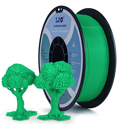 Image of ZIRO PLA PRO Basic Color Series, 1.75MM 1KG3d Printing Material, Green | Fit for Most FDM 3D Printer, 1.75mm 1KG Spool, Dimensional Accuracy + /-0.03mm, Colorful PLA FilamenT