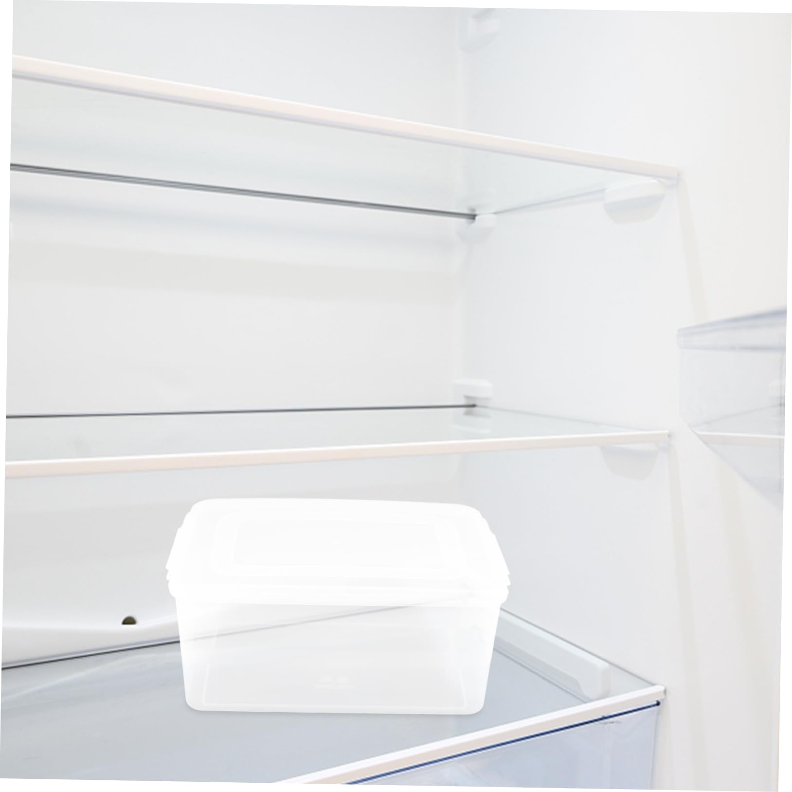 MAGICLULU Contenitore Alimentare Rettangolare 4 Pezzi Pp 5, 2l Bianco | Chiusura Ermetica e Anti-perdita, Impilabile e Riutilizzabile, per Cucina e Picnic