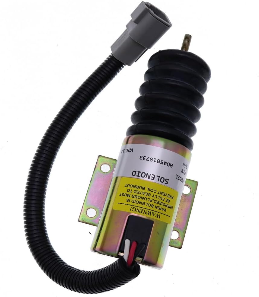 Fuel Shutdown Solenoid, 12V, P613A1V12, 2001ES12E2U1, Engine Throttle Replacement Part