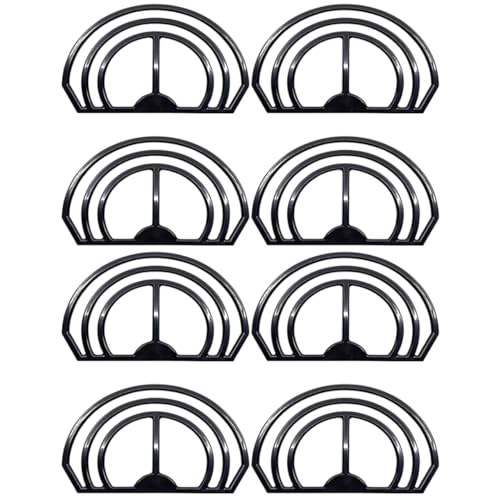 PRETYZOOM Hat Brim Bender Tool Set 8Pcs Portable Plastic for Baseball Caps Visor Hats Diy Fitted Hat Brim Shaper Efficient Former for Shaping