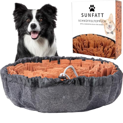 SUNFATT Schnüffelteppich Hund -Hundespielzeug Intelligenz- Robustes und widerstandsfähiges Intelligenzspielzeug für Hunde-größenverstellbar und waschbar,Für alle Hunderassen