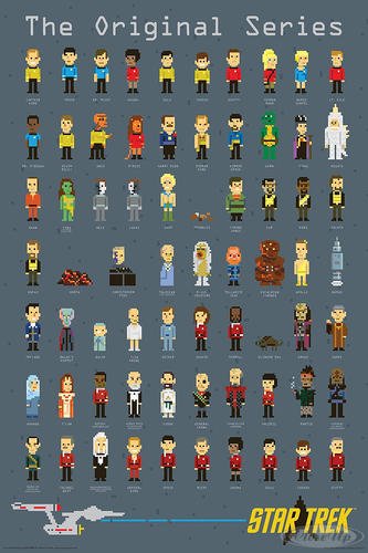 Affiche Star Trek The Original Series 61x91,5 cm pour salon poster original