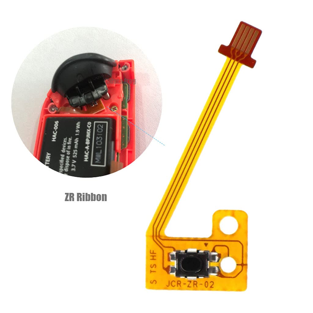 Kit Rubans Boutons ZR/ZL/L Pour Nintendo Switch Joy-Con - Pièces De Rechange Originales