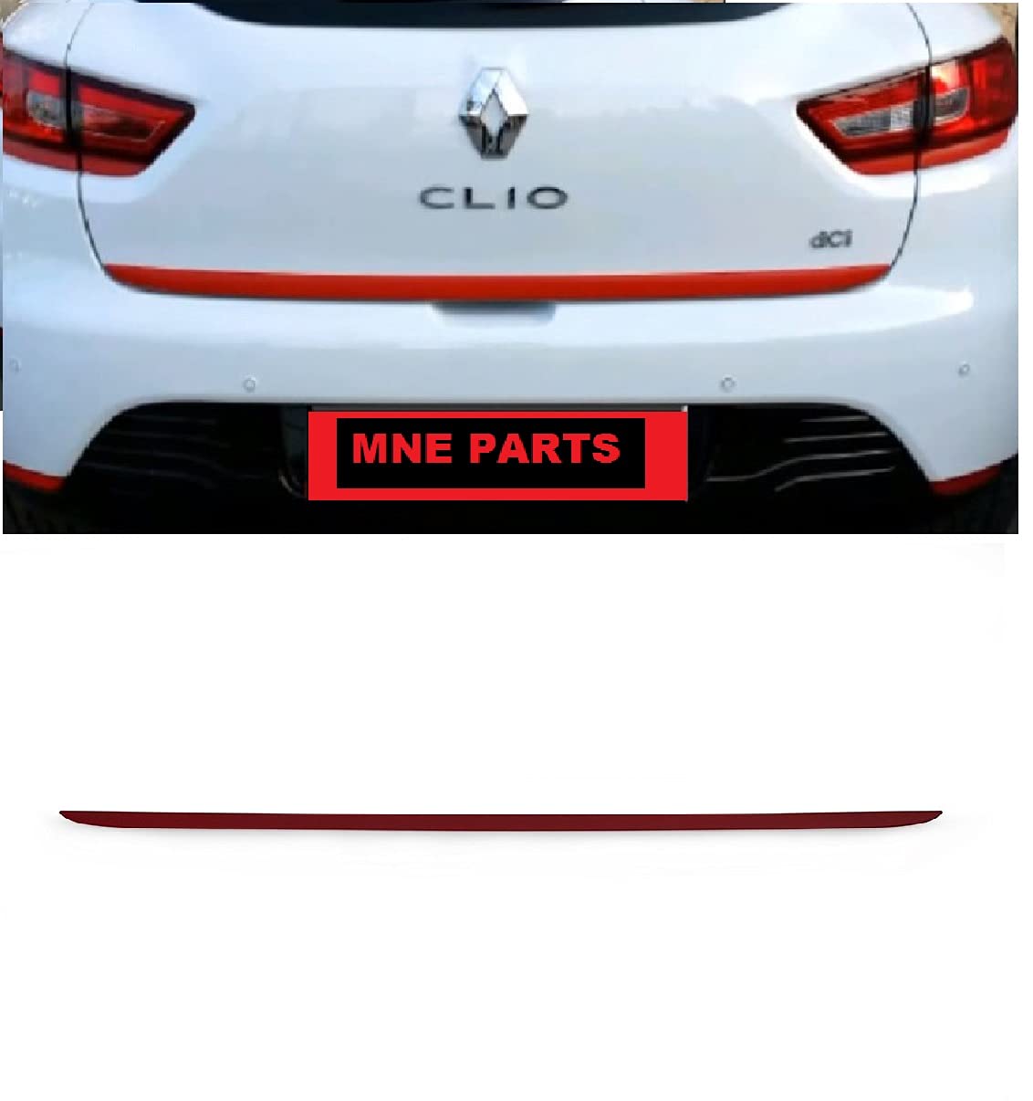 OMAC Set Listelli Fanali E Luci Posteriori Per Renault Clio IV (2012-2019) | 6 Pezzi In Acciaio Inox Cromato