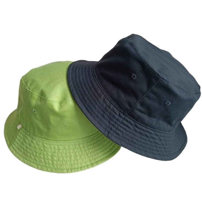 CHRISK Sombreros de Pesca de Talla Grande for Mujer, Sombrero de Sol de Verano for Hombre con Cabeza Grande, Gorros panamá de Dos Lados, Sombreros de Cubo de Tallas Grandes 57-59cm 60-62cm 63-64cm