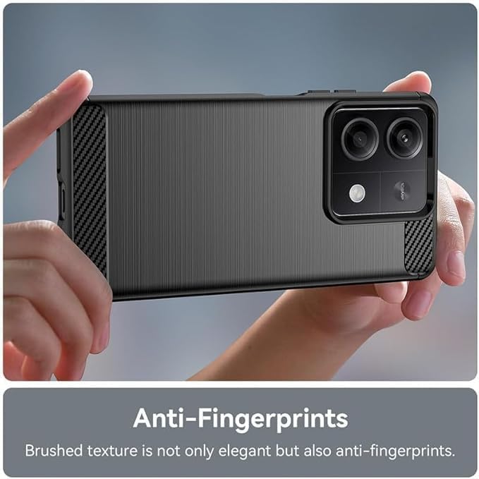 Image of Basic Case for Poco X6 5G / Redmi Note 13 Pro 5G (Carbon Fibre Black)