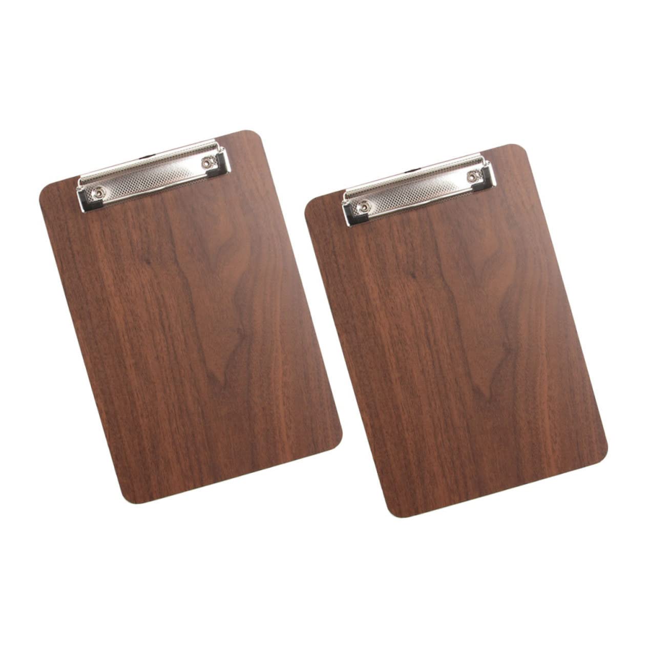 SHOWERORO 2Pcs Wooden Menu Board Clip Kitchen Recipe Rack for Home Restaurant Lightweight Clipboard Holder for Menus Easy Storage for Friends Family