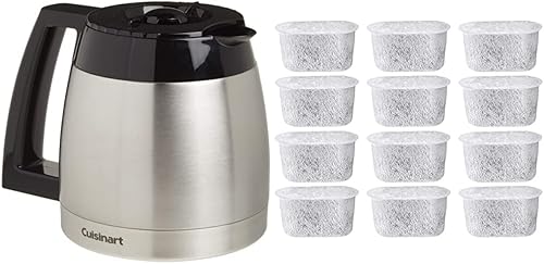 Miniatura 5 de Cuisinart DCG-600RC - Jarra térmica de repuesto de 10 tazas con tapa compatible con cafeteras Cuisinart acero inoxidable