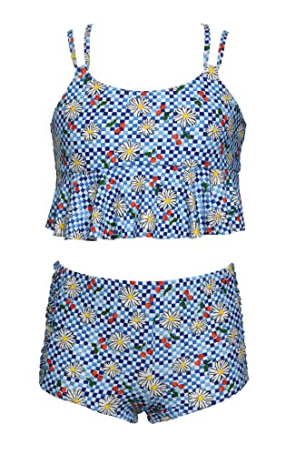 Image of Hobie Girls' Flounce Midkini & Shirred Side Boyshort Bottom