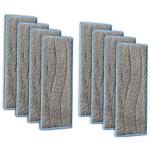 Gazeer 8pcs Braava Jet m6 Washable and Reusable Wet Mopping Pads Compatible Braava Jet m Series, Wet Pads for iRobot Braava Jet M6 (6110)