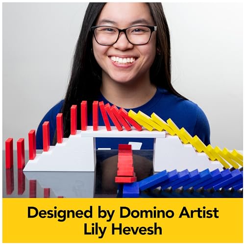 image for Spin Master Games H5 Domino Creations 100-Piece Neon | Kids Games for 