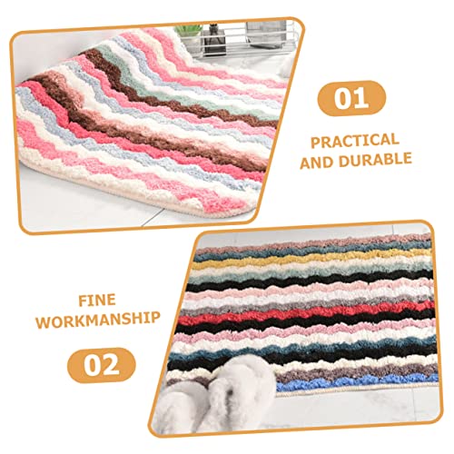 Tapis entrée intérieur absorbant et antidérapant en coton - 4