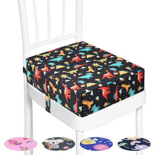 Toddler Booster Seat for kitchen chair Dining Table, Washable Thick Strong Support Portable Booster...