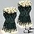 SANJICHA 2-Pack 66FT 200 LED Christmas Lights, Extendable Christmas Tree Lights with Timer & Memory Function, Waterproof Green Wire Outdoor String Lights Indoor with 8 Lighting Modes (Warm White)