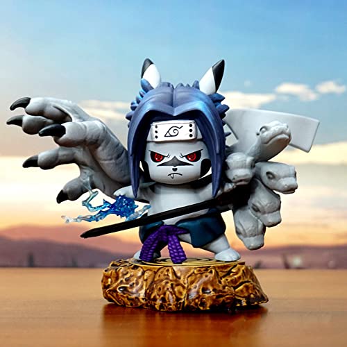Naruto Anime Uchiha Sasuke Hashirama Action Figure Cosplay Heroes Statues Collection Birthday Gifts ，Cute Car Interior Display Home Office Decoration Ornaments Pvc Action Figure Model Toy (Sasuke) #TOP25