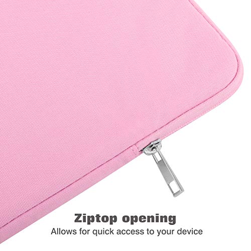 Image of MoKo 9-11 Inch Tablet Sleeve Bag Padded Protetive Carrying Case | Fits New 11inch iPad Air M4, iPad A16 2025, iPad Pro 11 M4, Air 5 /4 /3, iPad 10 /9 /8th Gen, Tab S8 /S9 11 inch, Pink