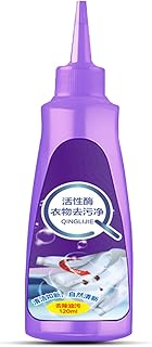 NML Clothing Stain Remover, 120ml NML Clothes Stain Remover, Garment Stubborn Stain Cleaner, Stain Remover for Clothes Fabric, Clothes Oil Stain Remover Dust Cleaner (Purple)