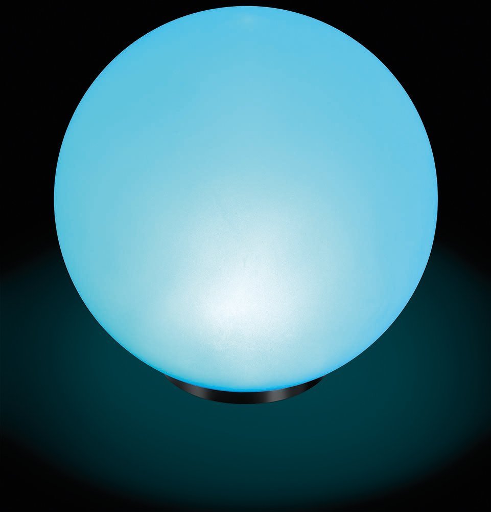 Sfera luminosa solare da 40 cm, 7 colori chiari a luce continua o alternata, 8 oredi durata della lampada solare Esotec 102611