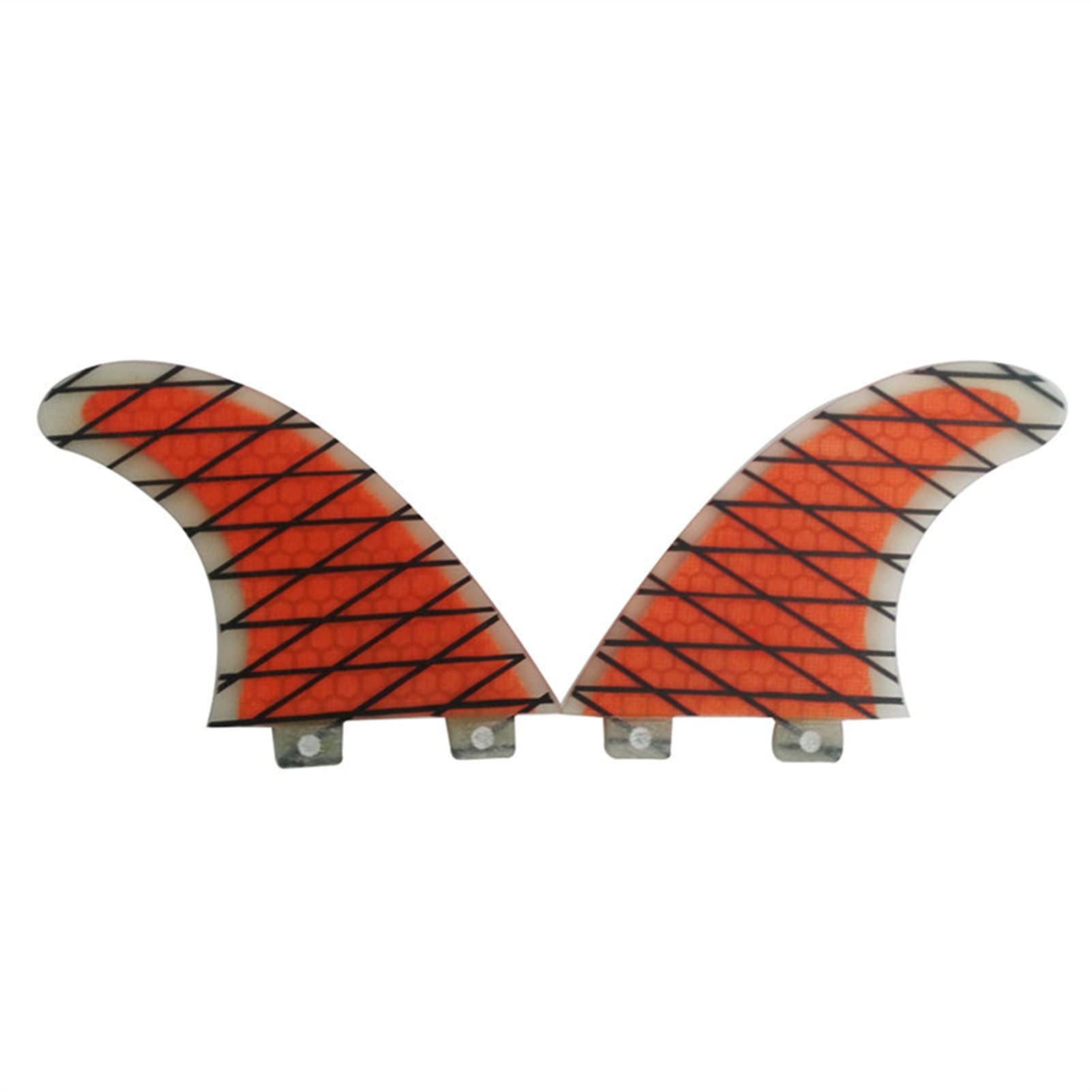 Aleta de tabla de surf G5 Fibra de carbono naranja Cola de tabla de surf Troudón Tabla de suspensión FIN FIN Honeycomb Fin,Alta velocidad