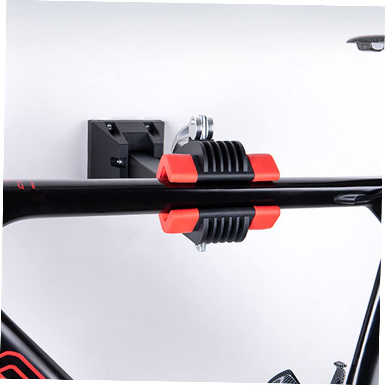 NUOBESTY Colgador para Bicicletas de Pared en Metal Ligero y Diseño Simple, Soporte Horizontal Adecuado para Guardar y Colgar Bicicletas en Interiores