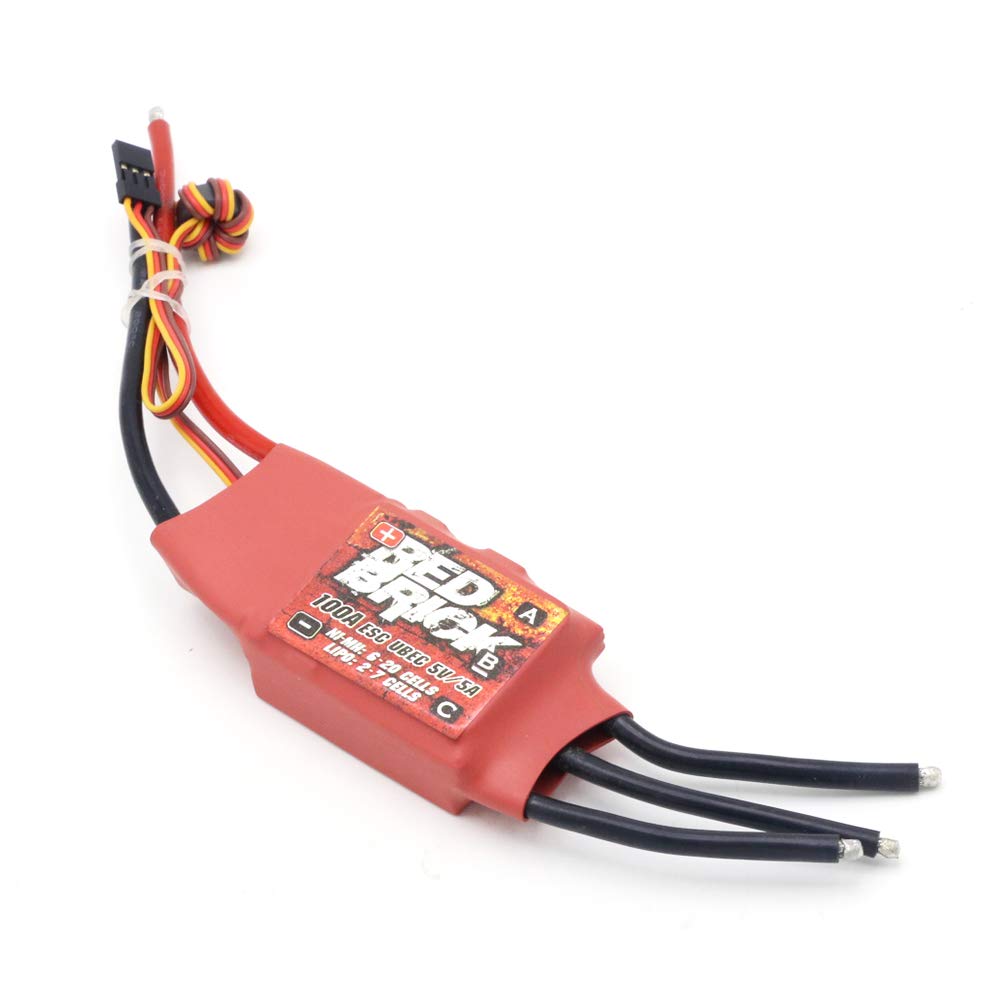 Parts & Accessories Red Brick 50A/70A/80A/100A/125A/200A Brushless ESC Electronic Speed Controller 5V/3A 5V/5A BEC for FPV Multicopter - (Color: 70A ESC 2-7S)