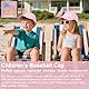 BSBUY Unisex Kinder Basecap Freizeit Baseball Cap Mädchen Einstellbare Kappe Sommer Mütze Sonnenschutz Jungen Sonnenhüte Baseballkappe Hüte Kinder Schirmmütze für Outdoor Running Walking Reisen (Pink)
