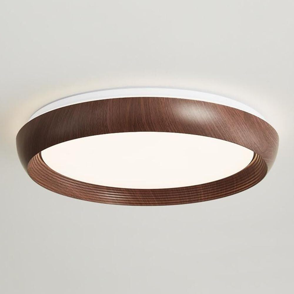 KXEcoLife Home Decoration LED Ceiling Light Modern Minimalist Lamp Tri-Color Dimming (3000K/4500K/6000K) For Bedroom Living Room Kitchen Office(40cm)