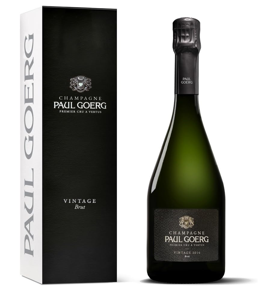 Champagne Extra Brut Millésime 2014 Premier Cru. 85% Chardonnay y 15% Pinot Noir – Crianza de 10 Años para un Sabor Único – Burbuja Fina, Notas de Cítricos y Brioche + ESTUCHE INCLUIDO