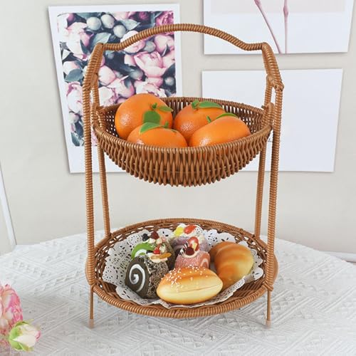 Cestas de frutas para cafetería y soporte de almacenamiento de niveles para hostelería 8